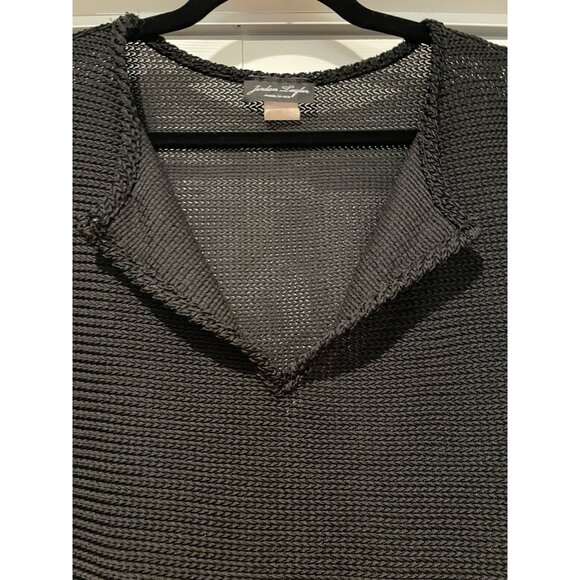 Vtg Jordan Taylor Womens Open Knit Sweater‎ Size S Y2K Whimsigoth Sheer Witchy - Picture 10 of 14